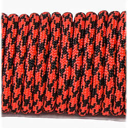 Шнур паракорд EDCX Paracord Tupe III 550 #031 1/50 red black camo 1м