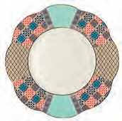 Тарілка десертна Ø 25.5 см серія "ANEMONE"