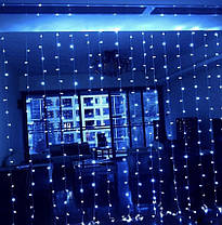 Гірлянда Xmas Водоспад 7909 160LED B-9, 2х2 м, синя, фото 4