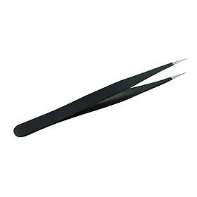 Пінцет для брів преміумкласу VickyNail Прямий ESD-12