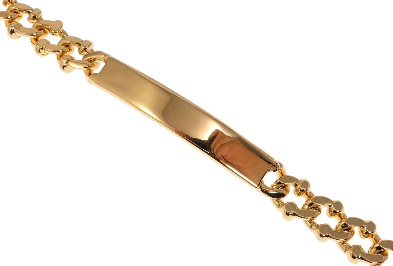 Браслет Xuping Позолота 18K "Плетіння Фантазійне зі вставкою" довжина 20см х 10мм