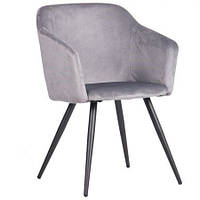 Крісло Lynette black/silverTM AMF