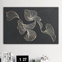 Картина на полотні Абстрактны квіти