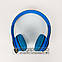 Бездротові Bluetooth-навушники P47 4.2+EDR Wireless headphones blue накладні блютуз сині, фото 3