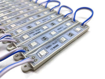 Стрічка Led пластина 5730 20 шт 24 W Синя 194822