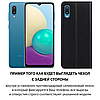 Чохол книжка з натуральної шкіри протиударний магнітний для Samsung A02 A022 "CLASIC", фото 2