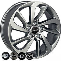 Литые диски ZF TL0417 R17 W7 PCD5x114.3 ET51 DIA67.1 (dark silver)