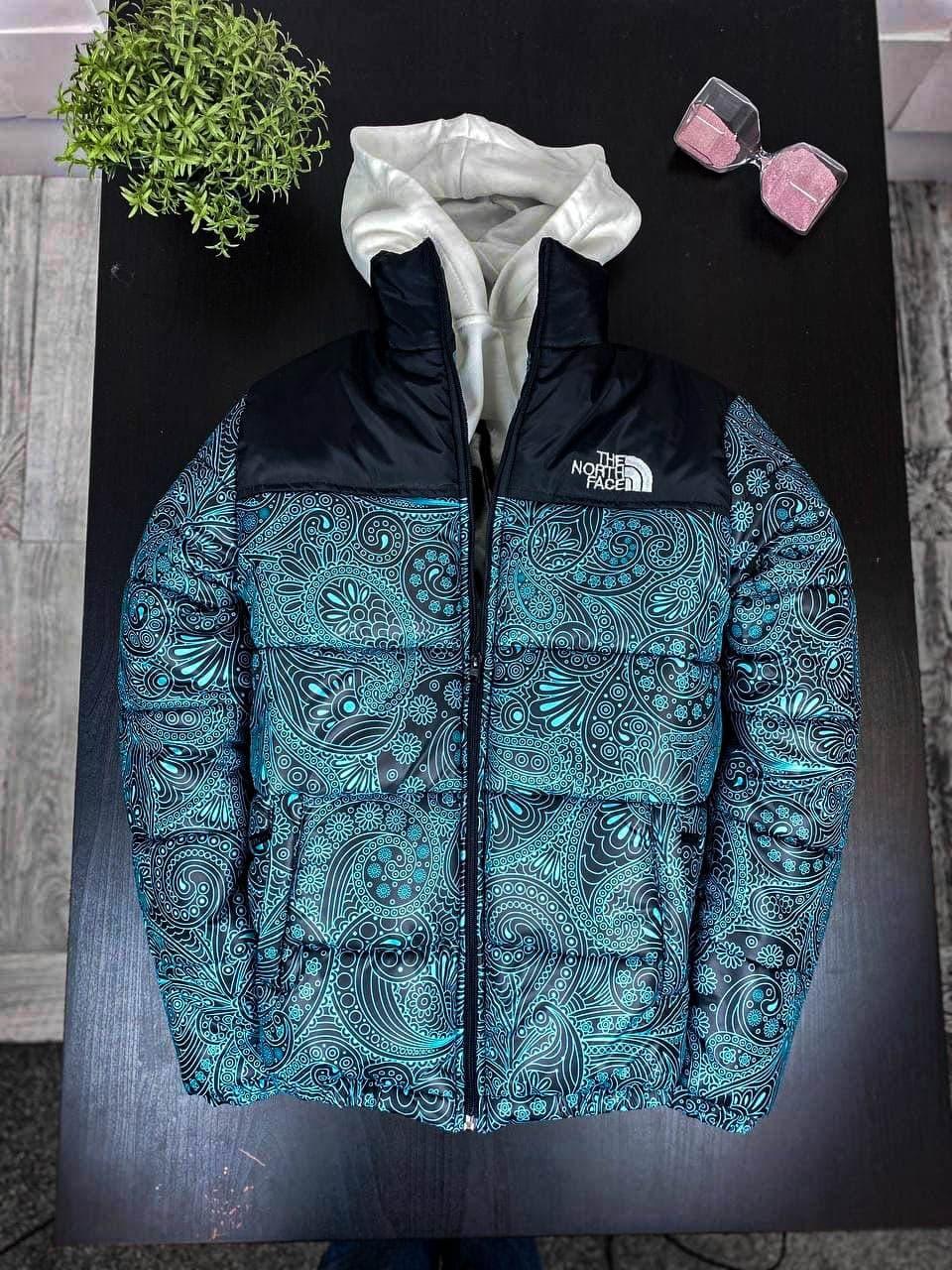 Куртка чоловіча зима-весна-осінь бірюза The North Face (TNF)