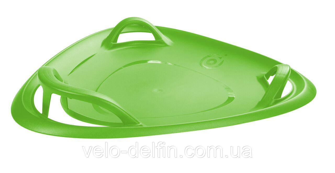 Санки крижана тарілка трикутна Plastkon Meteor 70 см