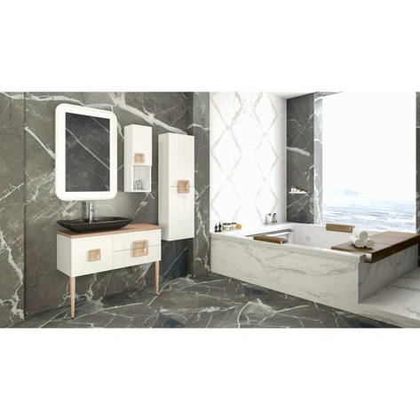 Підлогова тумба з умиванням. Veronis Zurih 100 100х43х85 + дзеркало, фото 1