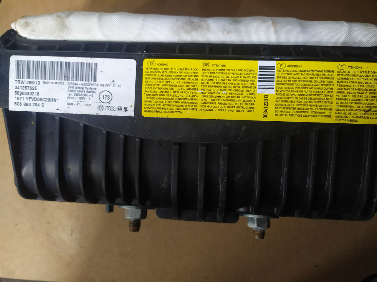 Подушка торпедо volkswagen jetta 6, фото 1