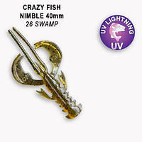Силікон Crazy Fish Nimble 1.6" 49-40-26-6 кальмар 9pcs