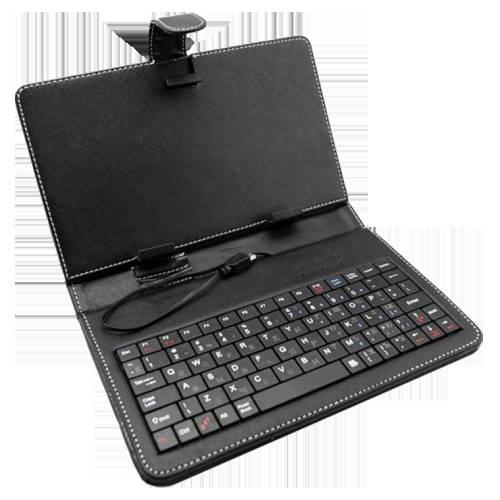 Універсальний чохол з клавіатурою для планшетів з діагоналлю 9" Black Hoozo
