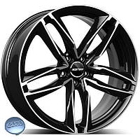 Литые диски GMP Italia Atom R17 W7.5 PCD5x112 ET35 DIA66.6 (black polished)