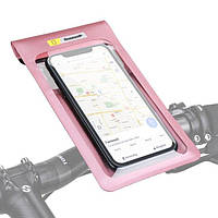 Чехол для телефона на велосипед Rhinowalk Bike Phone 7 SK300 Black Pink