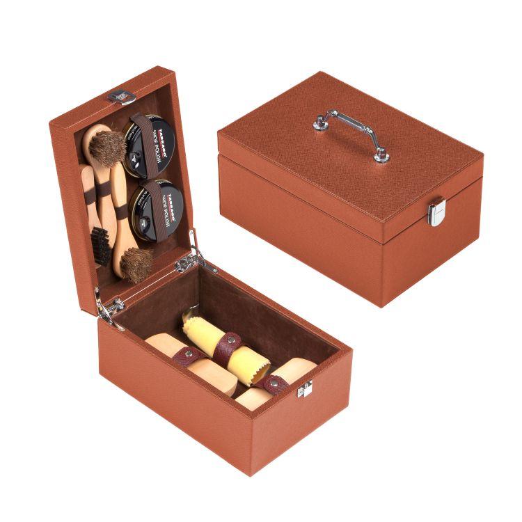 Набір для догляду за взуттям Tarrago LUXURY WOODEN TRAVEL KIT FOR SHOE CARE