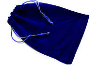 Подарочный мешочек из бархата, размер 12х15см(+-5мм), цвет Синий, 1шт.