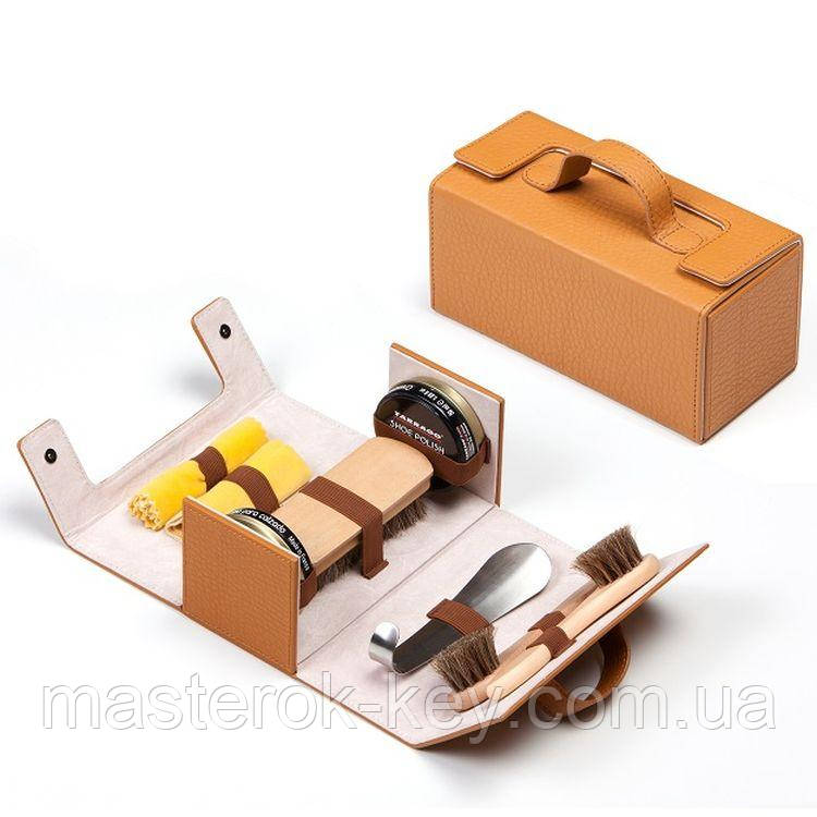 Набір для догляду за взуттям Tarrago LIGHT BROWN SHOE CARE TRAVEL KIT