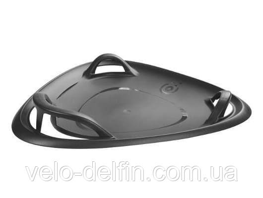 Санки крижана тарілка трикутна Plastkon Meteor 70 см, фото 1