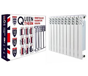 Біметалевий Радіатор QUEEN-THERM 500/96 (10 секцій)