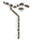 Тримач жолоба металевий REGENAU 125, фото 2