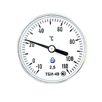 Термометры биметаллические ТБИ Стеклоприбор (25 мм, 40 мм) 40, 250 мм