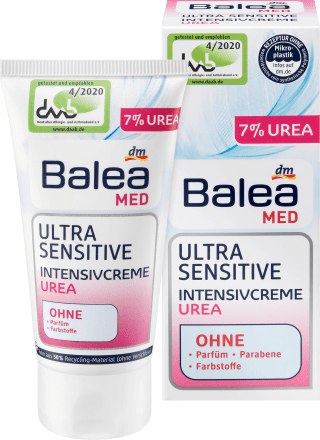 Денний крем для чутливої шкіри Balea MED Intensivcreme Urea Ultra Sensitive 50мл