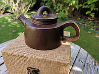 Исинский чайник/ из исинской глины, ручная работа, форма Цзин Лань колодезный сруб, 250-270 мл