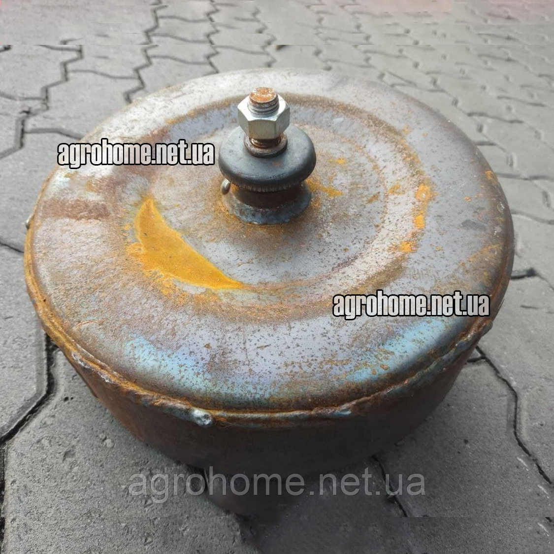 Колесо 20 см (мале) польського плуга BOMET Бомет (ПЛН) в зборі, фото 1