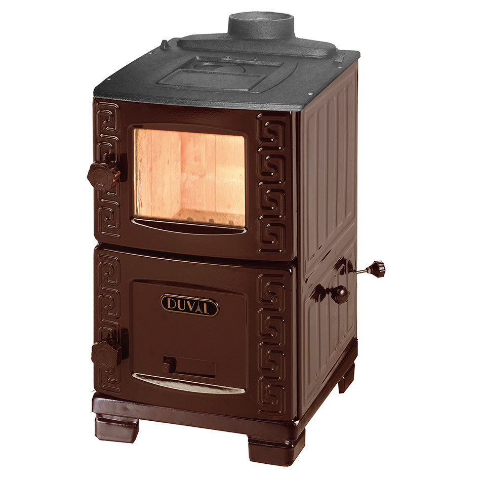 Duval EM-203F Дров'яна піч-камін «євро буржуйка», фото 1