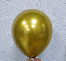 Латексна кулька хром золотий 5"(13см) Китай