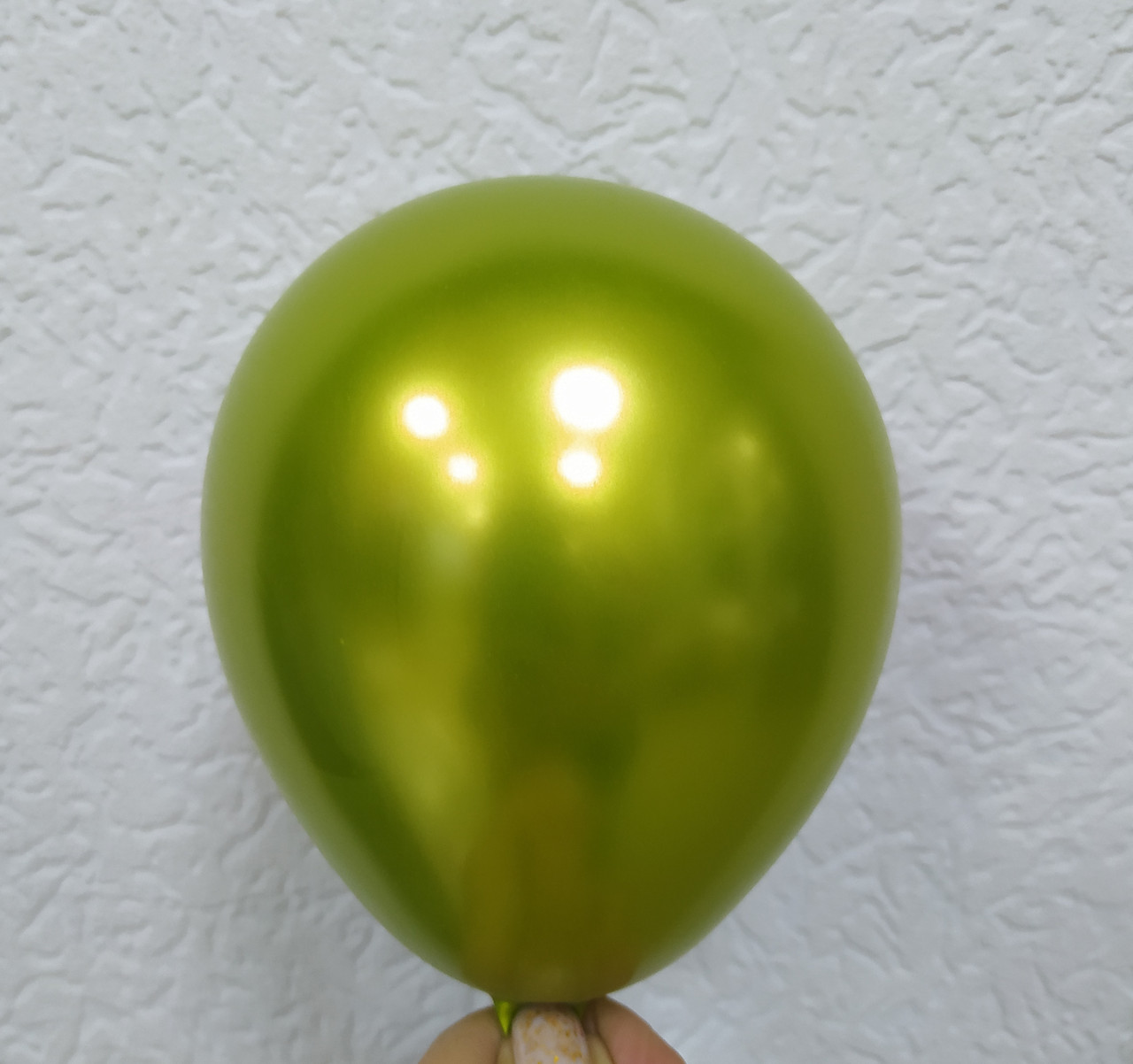 Латексна кулька хром оливка fruit green 5" (13см) Китай