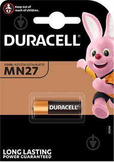 Батарейка Duracell MN27 (27A) 12V блістер 1шт