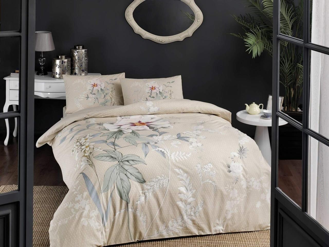 Напівторний комплект TAC Frida Cream Ранфорс, фото 1