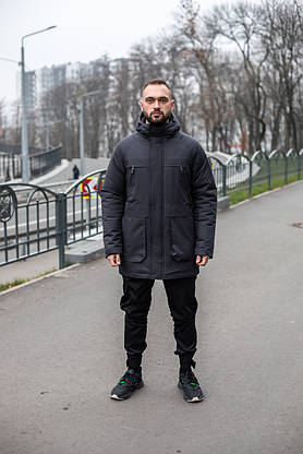 Зимова Парку "Арктика" сіра + Рукавички в Подарунок, фото 3
