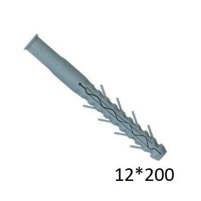 Дюбель нейлоновый распорный КПР 12*200 мм
