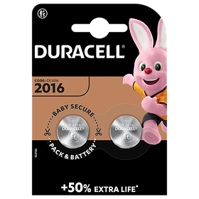 Батарейка DURACELL CR 2016 (ціна за 2шт/бл)