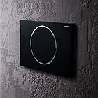 Кнопка зливу для інсталяції GEBERIT одинарна матована чорна 132123 115.758.14.5, фото 3