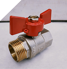 Кран кульковий, для води, SD PLUS 1/2",ВЗ, PN40