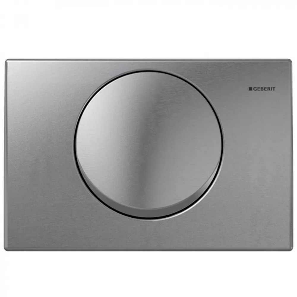 Кнопка зливу для інсталяції GEBERIT одинарна матована сатин 158337 115.108.00.1, фото 1