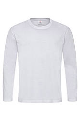 Чоловіча футболка лонгслів біла