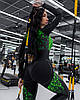 Спортивний комбінезон Bona Fide ComeBase Tiger Lily "Acid Green" S зелений, фото 11