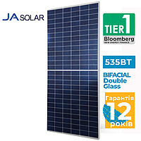 Солнечная батарея JA Solar 535 Вт, JAM72S30-535/MR, монокристалл, заленый тариф