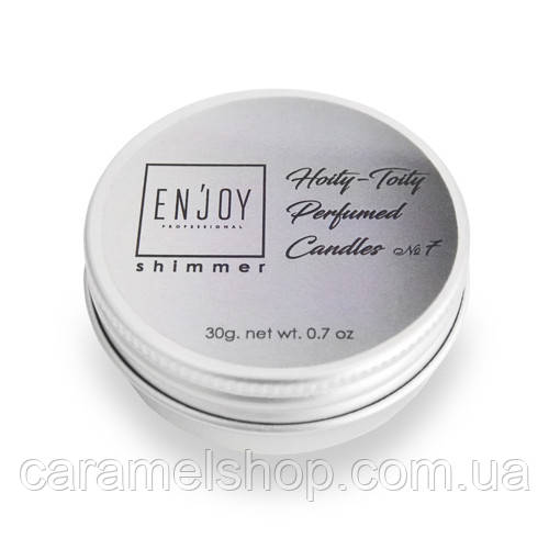 Масажна свічка парфумована для масажу рук соєва натуральна Enjoy Shimmer Hoity-Toity № 7, 30 г