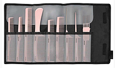 Набір гребінців у чохлі Jaguar A-Line Ion Rose (A-599-10)