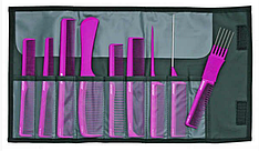 Набір гребінців у чохлі Jaguar A-Line Ion Pink (A-599-05)