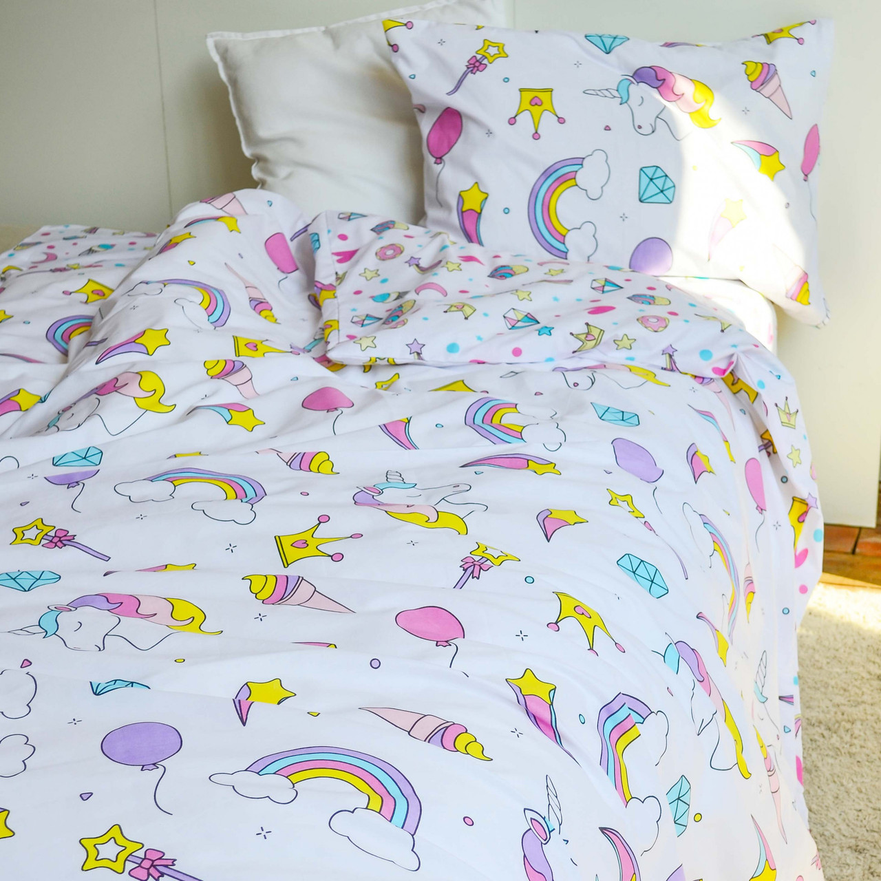Підліткова постільна білизна Unicorns Вілюта, фото 1
