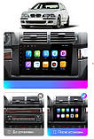 Штатна магнітола BMW E39-E53X5 2+16GB+CANBUS Android 10.1, фото 2