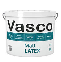 Краска интерьерная Matt Latex Vasco 9л