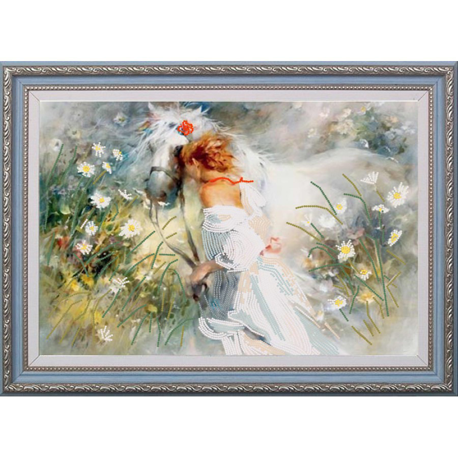 Схема для Вышивки "Девушка с Лошадью " — Купить Недорого на Bigl.ua ...